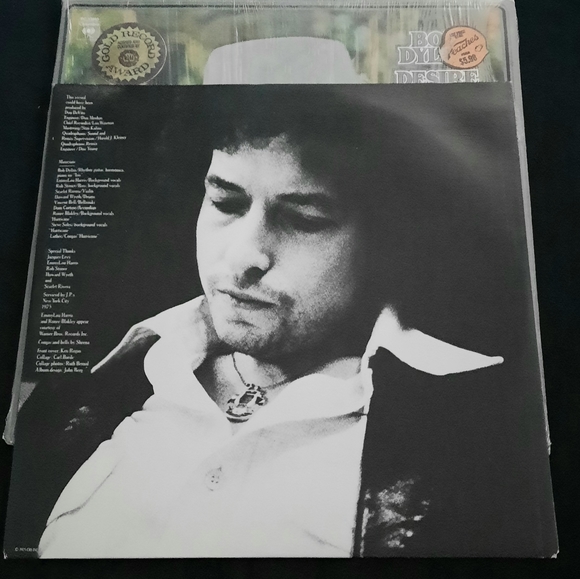 Bob Dylan- Desire, Columbia 33893, Shrink Wrap, Vinyl LP 1975 - Picture 6 of 8